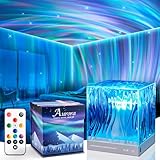 PIKOY Sternenhimmel Projektor Weihnachtsgeschenke Teenager MäDchen Geschenke für Frauen Geschenke Junge Lavalampe Nachtlicht Zimmer Deko Gaming Led Galaxy Projektor 18 Lichteffekte &Fernbedienung