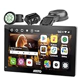 ATOTO P9 9-Zoll QLED Android Tragbares Armaturenbrett-Videogeräte,Autoradio 4G+32G,mit HD 1080P Frontkamera,Wireless CarPlay & Android Auto,GPS-Verfolgung,4G-LTE,Fernbedienung,P909PR-S1