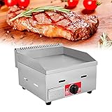 Kommerzielle Gasgrill aus Edelstahl für hohes Volumen, robuster Outdoor-Restaurantgrill mit Antihaft-Oberfläche