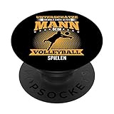 Volleyball Volleyballer Volleyballspieler Beach Volleyball - PopSockets Ausziehbarer Sockel und Griff für Smartphones und Tablets