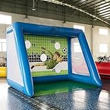 Aufblasbares Wasser-Fußballtor-Rahmen, schnell zu öffnender Outdoor-Sport-Wettbewerb, Anti-Kollisions-Design für Grasland, ideal für Familien- und Freunde-Spaß