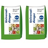 25 kg Universaldünger NPK 8-4-5 Gartendünger organisch-mineralischer Dünger für Blumen & Obst 2x12,5 kg