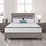 EGO HOME Taschenfederkernmatratze 90x200cm Höhe 22 cm Ergonomische 7 Zonen Federkernmatratze mit Komfortschaum und Microfaser-Bezug Härtegrad H3 Matratze 90x200 cm Öko-TEX Zertifiziert