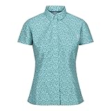 Regatta Damen Funktionsbluse Bluse Wanderbluse Mindano VIII, Farbe:Mint, Artikel:-Z82 Bleached Aqua, Größe:38