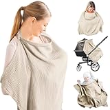 Stillschürze, Stilltuch für Unterwegs, Breastfeeding Cover, Stillschal Stilltuch, Stilldecke Baumwolle, Nursing Cover for Breastfeeding, Stillschal für Baby Mutter, Stillschal für Unterwegs