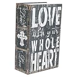 YUEYASHUX Simulation Mini Wörterbuch Buch Spardose Zahlenschloss Safe Box Home Office Sicherheitsschloss