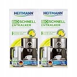 Heitmann BIO Schnell-Entkalker: Natürlicher Universalentkalker für Kaffeemaschinen, Wasserkocher, Eierkocher, 25 g