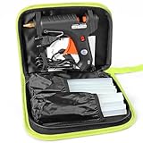 LeaderPro Heißklebepistole, Kleber für DIY Handarbeit, Klebepistole mit 11mm x 190mm x 20 Kleber Sticks und Werkzeugstasche (60W)