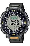 Casio PRG-340 PRO TREK Climber Line Armbanduhr Solar Biomasse Kunststoff, Khaki, Modern