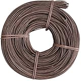 famos Peddigrohr/Flechtmaterial/Peddig 2,25mm / ca. 250g (Dunkelbraun)