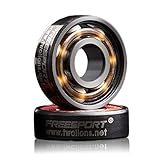 8 Stück Keramik Skate Kugellager, 608RS ABEC 9 für Skateboard, Longboard und Roller - 8mm x 22mm x 7mm