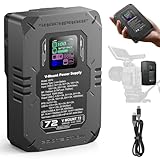 V-Mount Ersatzakku 5000mAh 72Wh für BP-95W, mit D-TAP, USB-A und USB-C(unterstützt 100W PD) Anschlüsse
