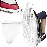 Ruhhy Bügeleisenschuh Bügeleisensohle Bügelsohlenaufsatz Schutz Antihaft Antiglanz Universal Weiß 23527