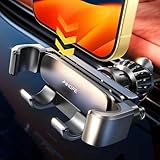 AINOPE Handyhalterung Auto Lüftung - [Schwerkraft-Design] [Einhandbedienung] Handy Halterung Auto, 2025 Autohalterung Auto Zubehör Für iPhone 16 e 15 14 13 12 11 Pro Max XR, Smartphone mit Hülle