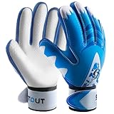 Sportout Torwarthandschuhe Kinder und Jugendliche, Fußball Torwarthandschuhe, Fußballhandschuhe, Doppeltem Schutz, Tragbarkeit, Super Halt