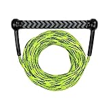 Mesle Wakeboard & Wasserski Leine Combo, Eva Soft Griff, schwimmend, Länge Zugseil mit Hantel 18,3 m, inkl. Rope Keeper