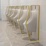 Urinalsieb aus Edelstahl – Wandmontierte Sichtschutz-Trennwand für Herren, langlebige Urinalwand für verbesserte Trennung und Hygiene in öffentlichen Toiletten