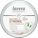 lavera - Deo Creme NATURAL STRONG - vegane Naturkosmetik - Bio Ginseng - Natürliche Mineralien ohne Aluminium - 48 Stunden Deo Schutz - 50 ml, 1 stück