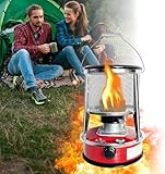 Kerosin-Heizung Indoor Portable Kerosin-Heizung, Kerosin-Ofenbrenner for den Innenbereich, effiziente Kerosin-Heizung for Camping, Zuhause, Grillen, Angeln, Zeltheizung(Red)