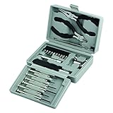 LogiLink Feinmechaniker Schraubendreher-Satz & Zangen für präzise Arbeit in praktischer Transportbox