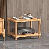 Moderner AV-Media-Ständer aus Holz – 2/3/4-stöckiges Audio-Regal mit Schränken für Stereo- und HiFi-Geräte – stilvoller audiovisueller Speicherturm & elegantes Design für Heimkino