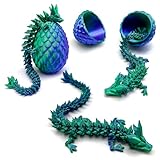 Yeefunjoy 3D-gedrucktes Drachenei mit 4 beweglichen Drachenfiguren