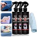 Nano Car Spray | 2024 New Nano Car Scratch Removal Spray | Nano Spray Auto Keramikversiegelung | Auto-Schutzlack-Spray | High Protection Fast Coated Car Nano Spray | Car Coating Spray (250ml-3pc)