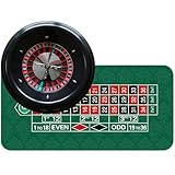 Roulette-Tisch, Roulette-Rad-Set, Kunststoff-Drehteller, Roulette-Rad-Set für unterhaltsame Freizeit- und Tischspiele für Erwachsene und Kinder, Gelegenheitsspiele für abendliche Spiele zu Hause, ohn