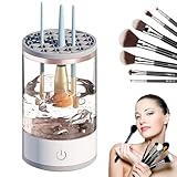 Elektrischer Make up Pinselreiniger, Make Up Pinselreiniger Trockner USB Wiederaufladbare Automatische Tiefenkosmetik Reinigungsgerät Make Up Pinselwerkzeug für Make-up-Pinsel aller Größen