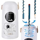 tenwin Vollautomatischer elektrischer Bleistiftspitzer, wiederaufladbarer Bleistiftspitzer mit Behälter für 7-11,5mm Buntstifte, schnelles Anspitzen, tragbar und sicher für Haus, Büro, Schule