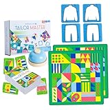 Whyzsjnclg Passende Spiele, passende Spiele, Kinderrätsel mit Bell, Tischdecke, Musterkarten, Exquisite Schneiderbrett für Kinder