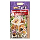 Günthart BackDecor 13 Märchenfiguren aus Zucker für einLebkuchenhaus aus feinem Zuckerguss, 1er Pack (33 gr)(