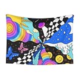 Hundedecke Grosse Hunde Blau Schwarz Weiche Hundedecke für große und Mittelgroße Hunde,Samt katzendecke flauschig waschbar,Schutzdecke für Sofa, Couch Bett Autositz, Möbel