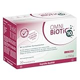 OMNi BiOTiC 10 | Antibiotikum? Darmflora ergänzen | Empfehlenswert ab dem ersten Tag einer Antibiotika-Therapie | Pulver | Zur täglichen Anwendung | Mit Inulin | Vegan | Glutenfrei | 30 Portionen