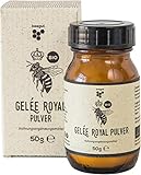 beegut BIO Gelée Royal Pulver, 50g gefriergetrocknetes BIO Gelee Royal (royal jelly), lange haltbar ohne Kühlung