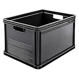 keeeper Transportbox, 60 x 40 x 32 cm, 64 l, Robert, Graphit Grau