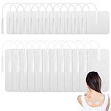 NZZVNZ 24 Stück Elektroden Pads, 10x5cm und 5x5cm Selbstklebende Elektroden für Tens Gerät wiederverwendbar zur Linderung von Muskel Klebe-Elektroden für EMS-Trainer