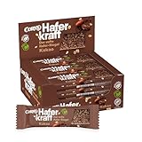 Haferriegel | Corny Haferkraft Kakao | Veganer Vollkorn Müsliriegel mit feinem Kakao | Energiereicher Snack für unterwegs | Großverpackung 12x50g