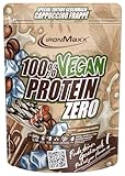 IronMaxx 100% Vegan Protein Zero - Cappucchino Frappee 500g | zuckerfreies und proteinreiches Eiweißpulver aus 4 Komponenten | veganes Proteinpulver ohne Aspartam