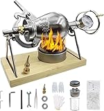 Popcornmaschinen aus Edelstahl 304, Topf für Traditionelle Chinesische Popcornherstellung, Hochdruck-Popcornmaschine, kleine Popcornkanone mit Überdruckventil für Familientreffen(268ml)