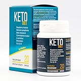 KETO DIET - Stoffwechsel Formel natürlich schnell bei ketogener Ernährung mit Q10 Coenzym. 20 kapseln.