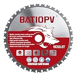BATIOPV Sägeblatt 216 x 30 mm – Ideal für Metall wie Stahl, Aluminium und Metallrohre; auch für Holz nutzbar – Kreissägeblatt kompatibel mit Dewalt, Makita, langlebig und präzise