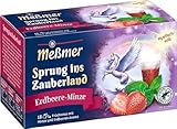 Meßmer Sprung ins Zauberland | Erdbeere-Minze | Online Exklusiv | 18 Teebeutel | Glutenfrei | Laktosefrei | Vegan