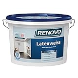 Latexweiss Latexfarbe 5 L Seidenglänzend Renovo Wand Deckenfarbe
