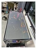 Magnetischer Netz-Aquarium-Deckel, Anti-Sprung für Aquarium, passgenau, belüftet, 140 x 50 cm, für Sicherheit und einfachen Zugang