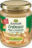 ALNATURA Erdnuss Mus crunchy mit Erdnussstuckchen 250g