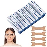 100 Stück Nasenpflaster Schnarchen, Nasenpflaster gegen Schnarchen Größe L (66 x 19 mm), Hautfarbene Anti Schnarch Nose Strips, Nasenstrips gegen Schnarchen Zum Schlafen Sport, Verbesserung der Atmung
