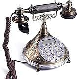 YHEIANJ Retro-Festnetztelefon, europäisches antikes Festnetztelefon, Retro-Büro, Familie, Zuhause, kreativer Sitztyp, Festnetztelefone