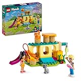 LEGO Friends Abenteuer auf dem Katzenspielplatz, Set mit Spielzeug-Tieren und Figuren, darunter Olly, Liann und 2 Katzenfiguren, Geschenk für Mädchen und Jungen ab 5 Jahren 42612