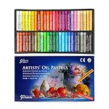 Buntstifte 25/50 - ungiftige Ölpastellkreiden, weiche Bleistifte Set | Malset für kreative Kunstbedarf für Anfänger, im und mittleren Alter